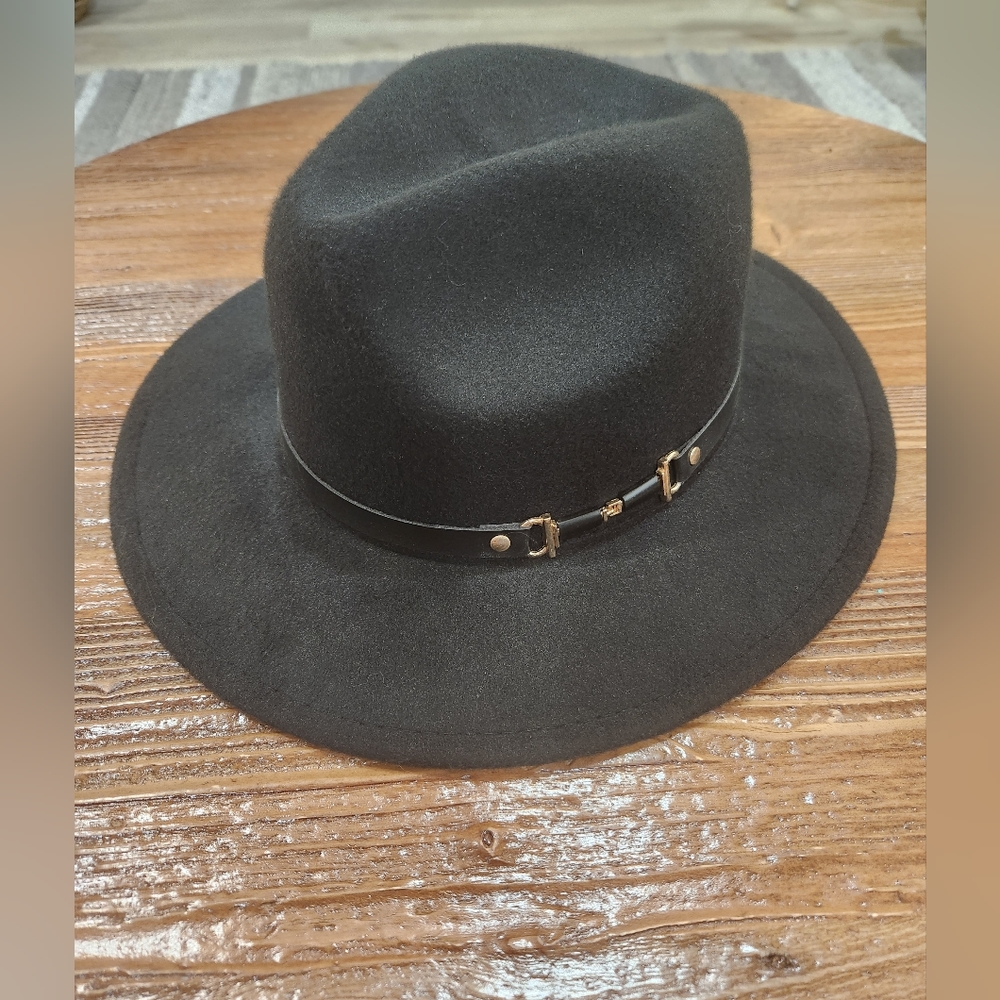 Black boho hat
